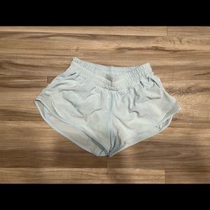 Light baby blue shorts size 4